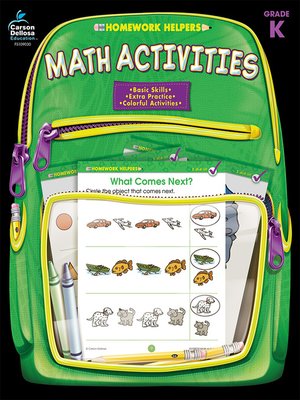 cover image of Math Activities, Grade K